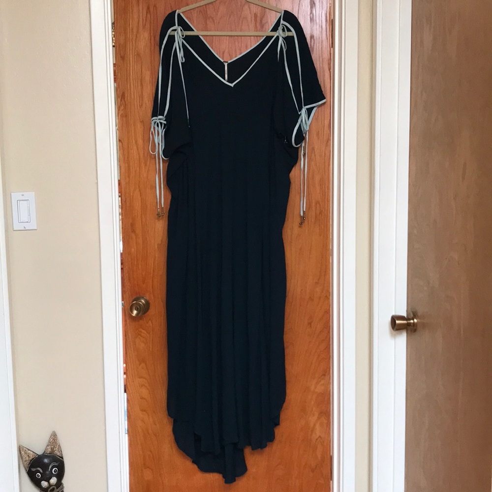 Free People Teal Maxi Dress, sz M